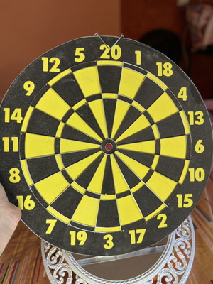 Dartboard used, classic for home and professional fun