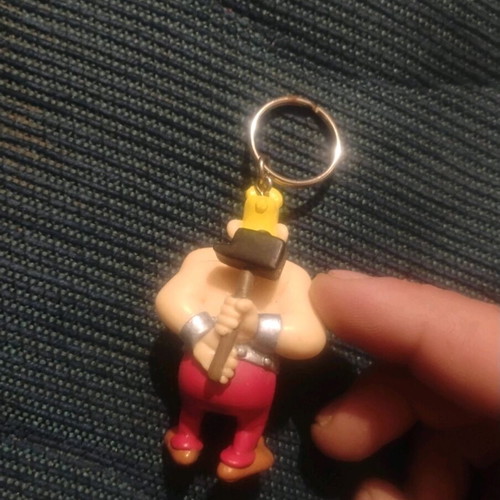 Asterix and Obelix keychain used