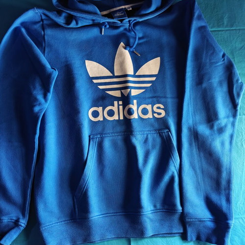 Adidas Original Hoodie new, blue, size L