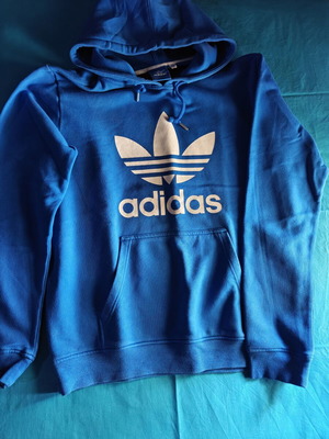 Adidas Original Hoodie new, blue, size L