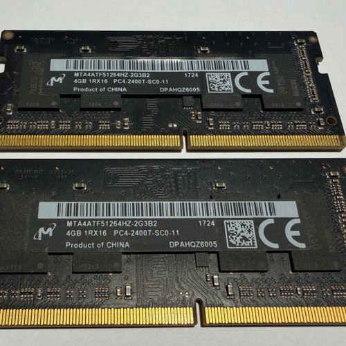 Laptop RAM DDR4 8GB (2x4GB) 2400MHz Micron like new