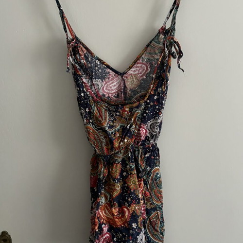 Pin up jumpsuit like new, small, multicolor