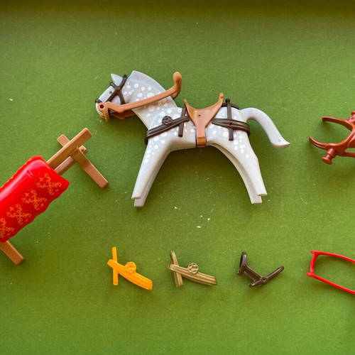 Playmobil horse equipment like new