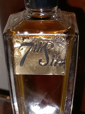 7th Sin by Bergerac perfume 75ml like new, rare women's fragrance