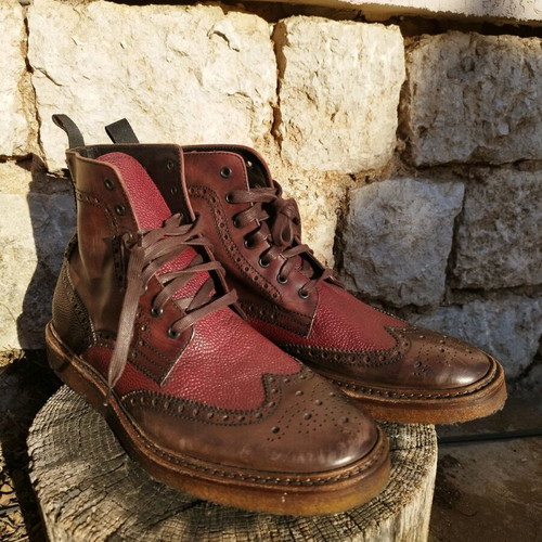 Rolando Sturlini Brogue men's shoes like new, leather, size 45