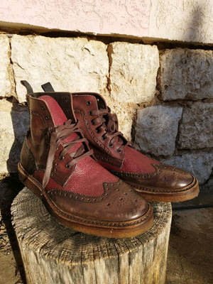 Rolando Sturlini Brogue men's shoes like new, leather, size 45