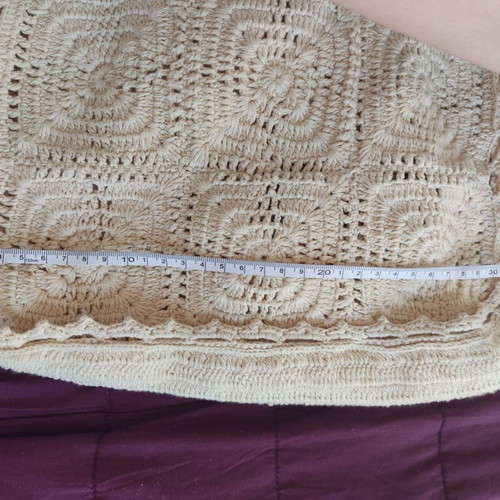 Zara crochet bag large knitted summer beige bag