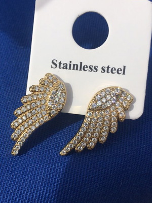 Earrings stainless steel new