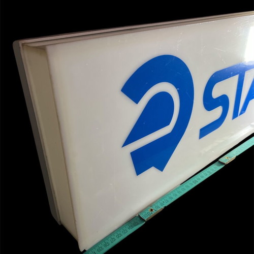 Staedtler illuminated sign used, 110x26, 1980s