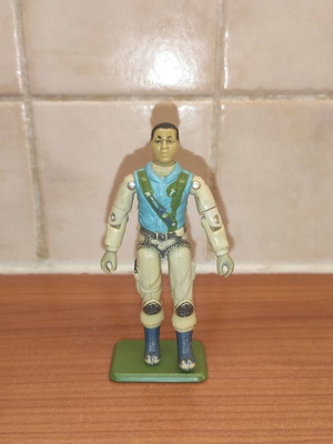 GI Joe Airborne 1983 φιγούρα μεταχειρισμένη, με ελαφρώς σπασμένο καβάλο