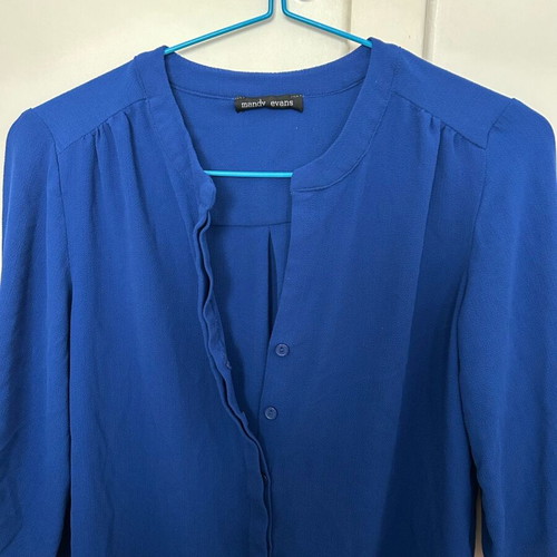 Blue shirt used, size S
