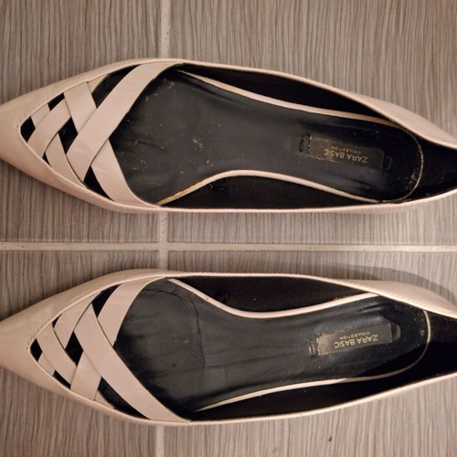 Zara beige ballerinas like new, size 37