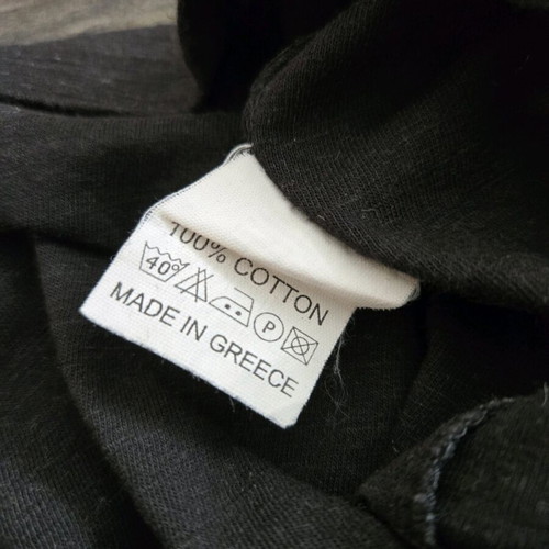 Unisex t-shirt used, cotton, size medium, black