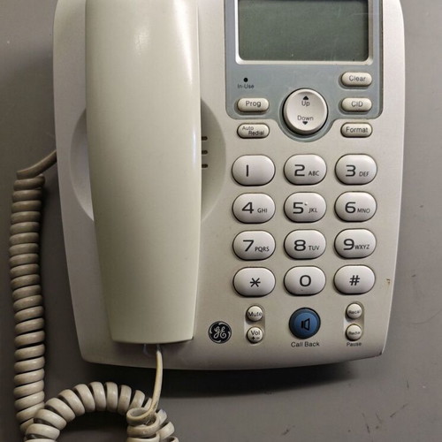 GE home phones used, pack of 2, white wired