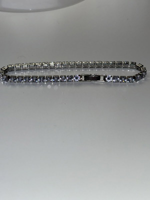 Riviera bracelet with sparkling zircon stones