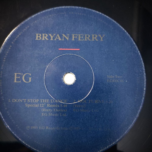 Bryan Ferry The Price Of Love 12'' Vinyl Maxi Single used