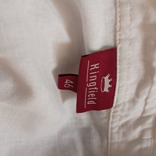 Kingfield shirt with pockets white size XXXL 46 like new