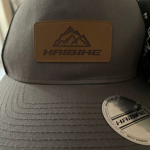 Haibike men's hat new, size S/M, dark grey/black