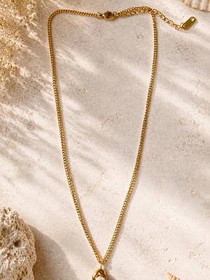 Sun Glow Necklace new, gold color