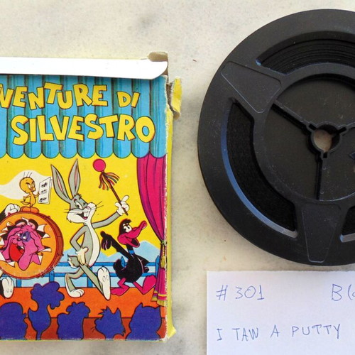 Home Movie Film 8 mm Warner Bros cartoon I TAW A PUTTY TAT