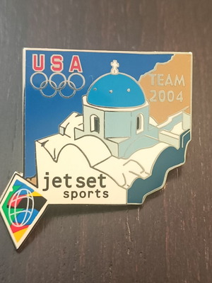 Pin Jet Set Sports USA Team 2004 Athens2004 new