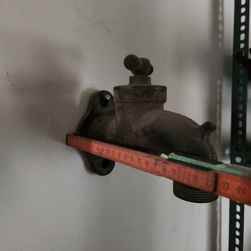 Vintage brass faucet refurbished