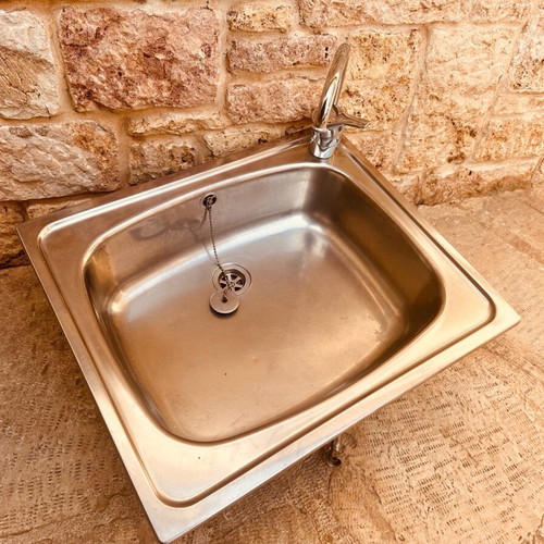Teka stainless steel kitchen sink with faucet new