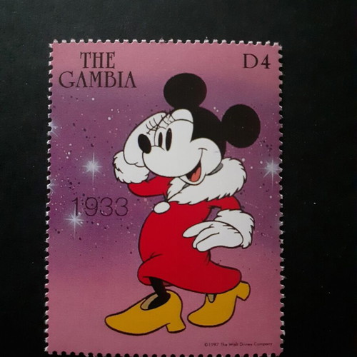 Minnie Mouse Stamp Set Thru The Years 1997, mint condition