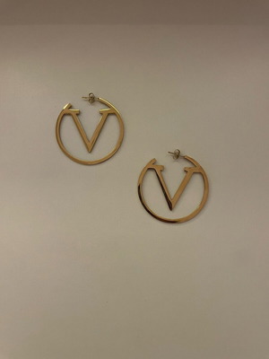 Earrings stainless steel gold plated new
