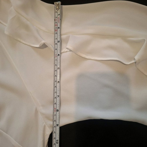 Mat Fashion medium blouse airy, new, ecru