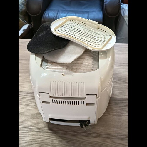 Delongbi fryer used with oil drainage system