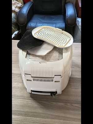Delongbi fryer used with oil drainage system