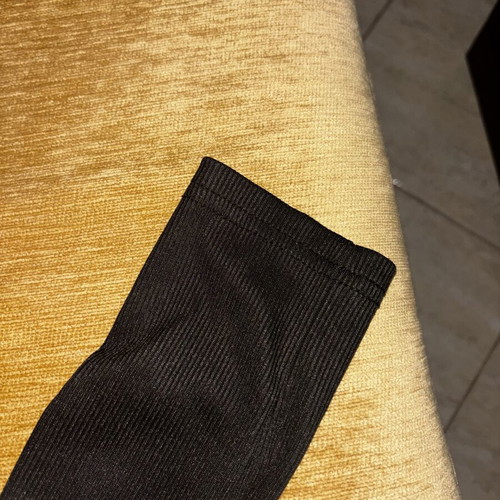Shein black cropped top with zipper, like new, size M