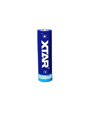 Xtar 18650 Li-ion rechargeable batteries 3500mAh like new, pack of 2