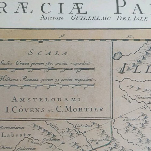 Rare Collectible Map of Northern Greece like new