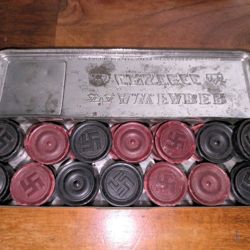 Bakelite game pieces used, set of 30, 1930-1940