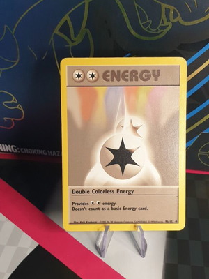 Double Colorless Energy Pokemon card used, base set