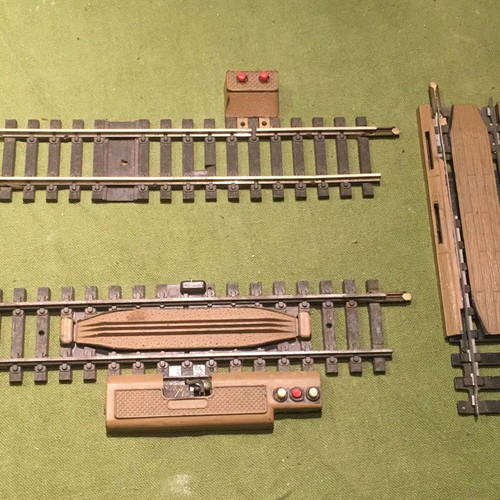 Jouef HO 1/87 rails used, set of 3 pieces