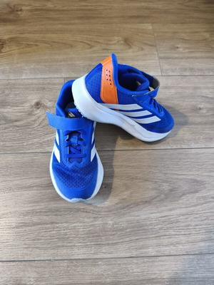 Adidas kids' blue athletic shoes size 31.5 used