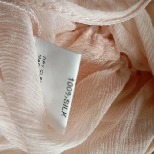 Fidele silk blouse like new, pink, size ML