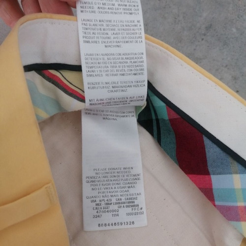 Dockers Extra Slim Fit Chino Pants like new, yellow beige, size 32x34