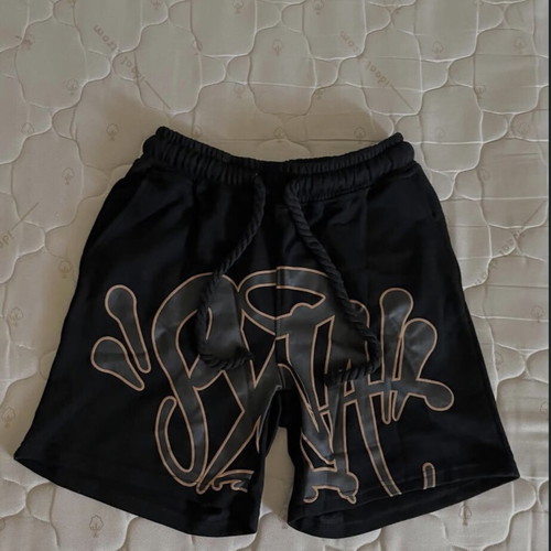 Syna World black summer set with modern streetwear design