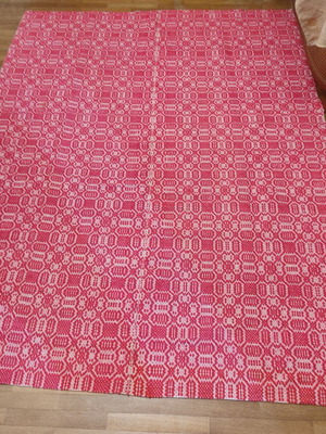 Handmade woolen vintage batania rug in purple shade new