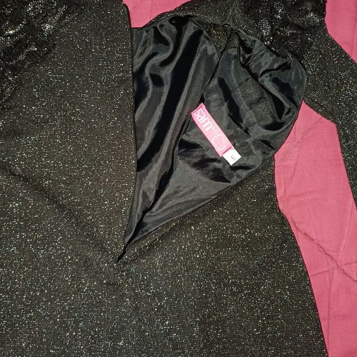 Sam dress 110 cm for 5 years old, black with glitter, like new
