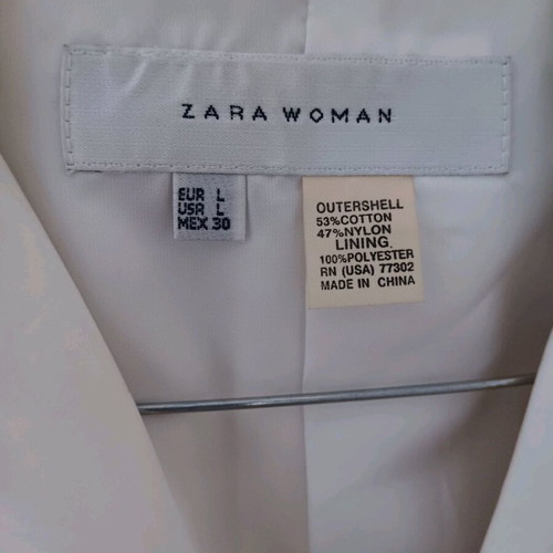 Zara Woman trench coat like new, beige, size L