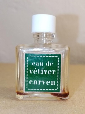 Eau de Vetiver Carven μεταχειρισμένο vintage μινιατούρα 5 ml