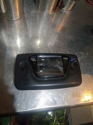 Sega Game Gear handheld console used for parts with Sega game pack 4in1
