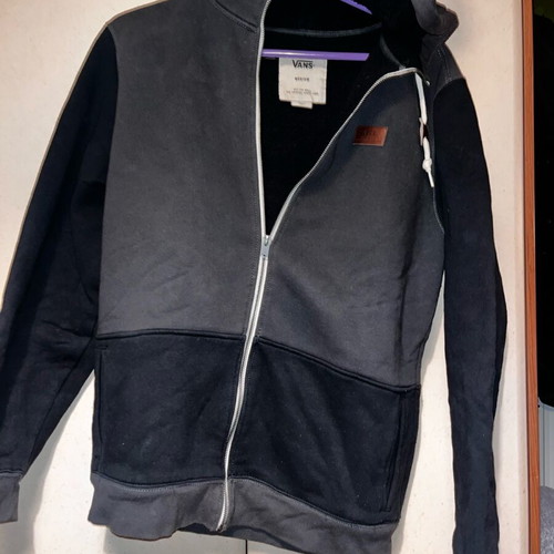 VANS fleece jacket used, size M, black and gray
