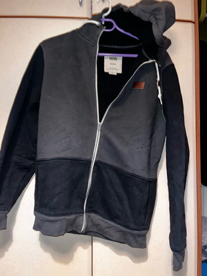 VANS fleece jacket used, size M, black and gray