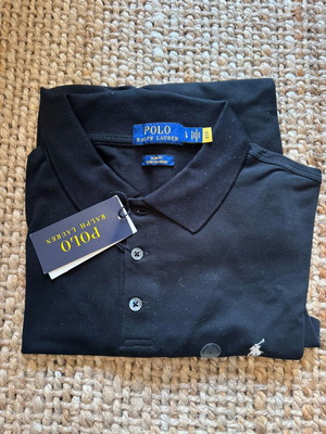 Ralph Lauren Polo men's shirt Large slim fit, 100% cotton new, black